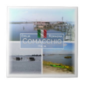 Carreau ERM029 COMACCHIO, Émilie-Romagne, Italie, (Devant)
