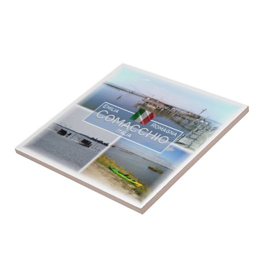 Carreau ERM029 COMACCHIO, Émilie-Romagne, Italie, (Côté)