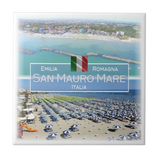 Carreau ERM036 SAN MAURO MARE, Italie, (Devant)