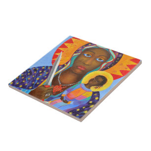 Carreau Erzulie Dantor Black Madonna Voodoo Nouvelle-Orléa