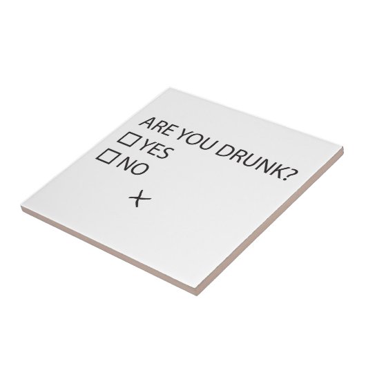 Carreau Es-tu ivre ? (Côté)