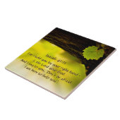 Carreau Ésaïe 41:13 Je te tiens par ta main droite— Bible (Côté)