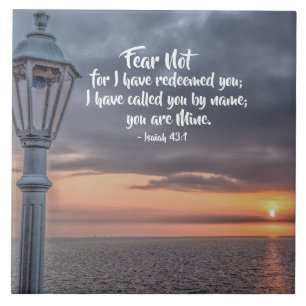 Carreau Ésaïe 43"1 Je vous ai appelés par votre nom vous ê