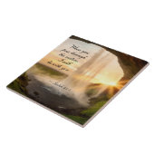 Carreau Ésaïe 43:2 Quand vous passez par les eaux Bible (Côté)