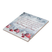 Carreau Ésaïe 9:6 Un enfant est né Noël (Côté)