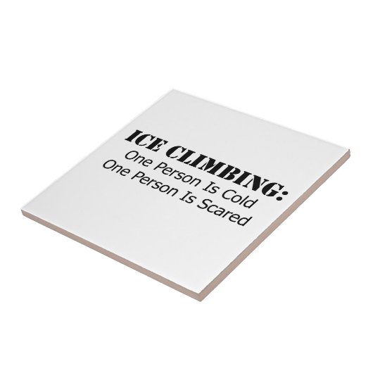 Carreau Escalade de glace - Froid, Peur (Côté)