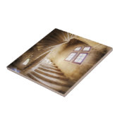 Carreau Escalier en colimaçon beige, France (Côté)