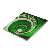 Carreau Escalier vert circulaire (Côté)