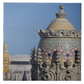 Carreau Espagne, Catalogne, Barcelone. Le toit de Barcelon (Devant)