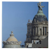 Carreau Espagne, Catalogne, Barcelone. Le toit de Barcelon (Devant)