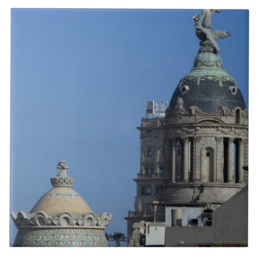 Carreau Espagne, Catalogne, Barcelone. Le toit de Barcelon (Devant)