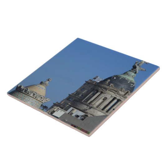 Carreau Espagne, Catalogne, Barcelone. Le toit de Barcelon (Côté)