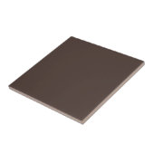 Carreau Espresso Brown couleur solide | Classic Elegant (Côté)