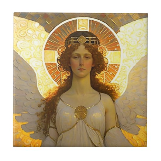Carreau Esprit d'ange doré du soir (Devant)