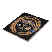 Carreau Esprits de danse de pluie du Sud-Ouest (Côté)