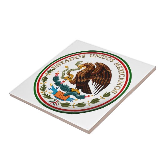 Carreau Estados Unidos Mexicanos (Aigle du drapeau mexicai (Côté)