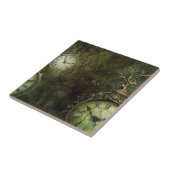 Carreau Esthétique antique horlogère vert émeraude (Côté)