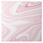 Carreau Esthétique Retro Liquid Swirl Peinture rose (Devant)