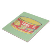 Carreau Étanche de thon en conserve de poisson rétro (Côté)