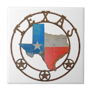 Carreau État de fer travaillé du Texas