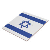 Carreau Etat d'Israël Drapeau, Étoile de David Juifs (Côté)