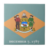 Carreau État du drapeau du Delaware (Devant)