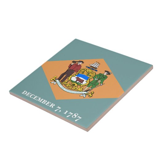 Carreau État du drapeau du Delaware (Côté)