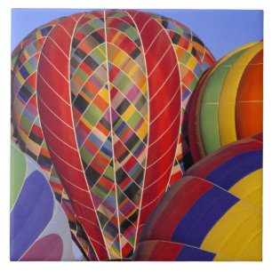 Carreau États-Unis, Arizona, Val Vista. Ballon à air chaud