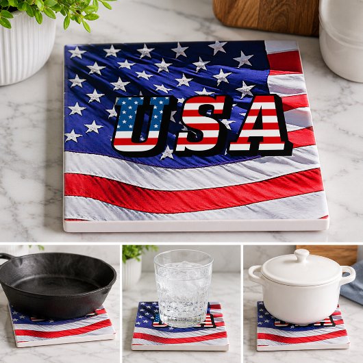 Carreau États-Unis - Drapeau Américain