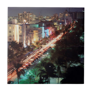 Carreau États-Unis, Floride, Miami Beach, Ocean Drive, Ar