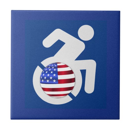 Carreau États-Unis handicapés (Devant)