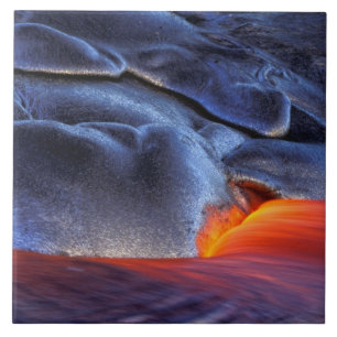 Carreau États-Unis, Hawaï, Big Island, Kilauea, Parc natio