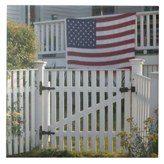 Carreau États-Unis, Massachusetts, Gloucester : Clôture pa (Devant)