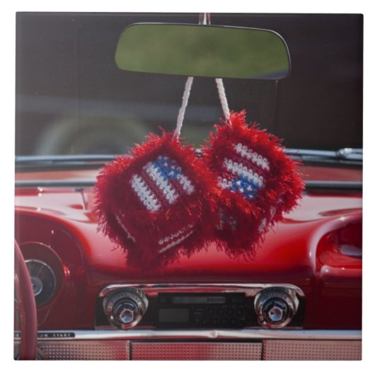 Carreau États-Unis, Massachusetts, Gloucester. Dés flous a (Devant)