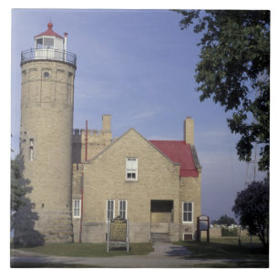 Carreau États-Unis, Michigan Old Mackinac Point Lighthouse