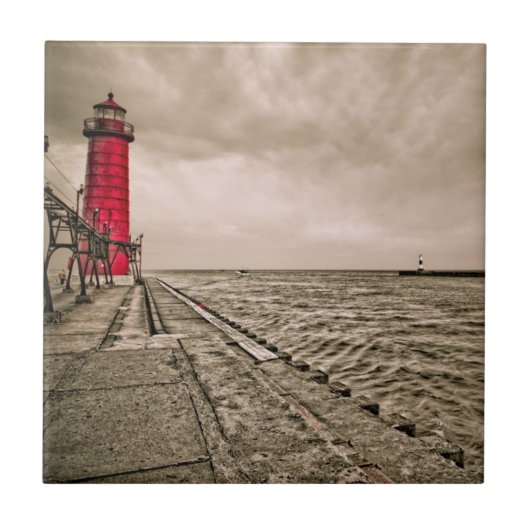 Carreau États-Unis, Michigan, phare de Grand Haven (Devant)