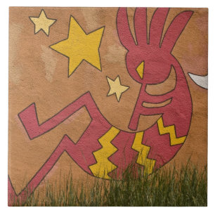 Carreau États-Unis, Nouveau-Mexique, Père Noël Fe. Mura