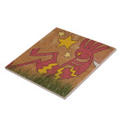 Carreau États-Unis, Nouveau-Mexique, Père Noël Fe. Murale  (Côté)