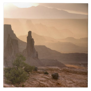 Carreau États-Unis; Utah; Parc national de Canyonlands. Vu