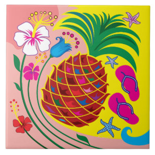 Carreau Été Tropical à l'Ananas