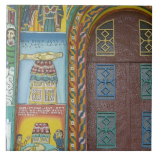 Carreau Éthiopie : région de Tigray, Axum, église du Chris