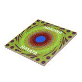 Carreau Ethnic Avoir une belle journée et une meilleure nu (Côté)