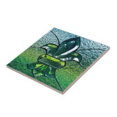 Carreau Étincelle de vert de Fleur De Lis Flor la (Côté)