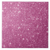 Carreau Étincelles de parties scintillantes de roses (Devant)