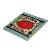 Carreau étiquette de tomates de marque de défenseur des (Côté)