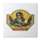 Carreau Étiquette du Texas Cigar (Devant)