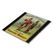 Carreau ÉTIQUETTE whisky écossais HIghland (Côté)