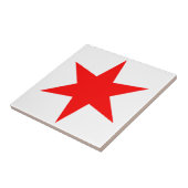 Carreau Étoile à 6 points du drapeau de Chicago (Côté)