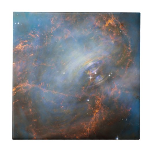 Carreau Étoile Centrale De Neutron Dans La Nebula Du Crabe (Devant)