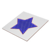 Carreau Étoile patriotique américaine (Côté)